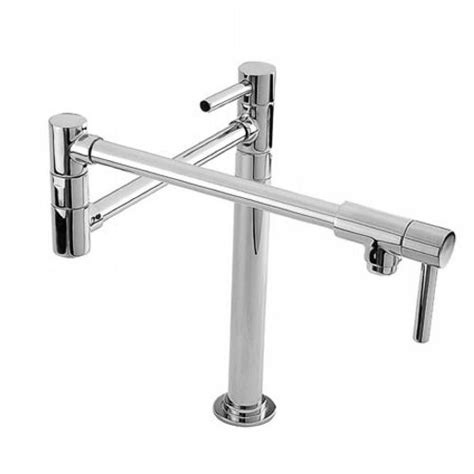 With its stainless steel finish and pull down spray, the faucet ensures that your kitchen stays elegant and at the same. Newport Brass NB9486-54 East Linear Pot Filler Deck Mount ...