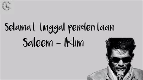 Tersiksa jiwa ini terluka hati ini sayangku. Lirik lagu Iklim selamat tinggal penderitaan - YouTube