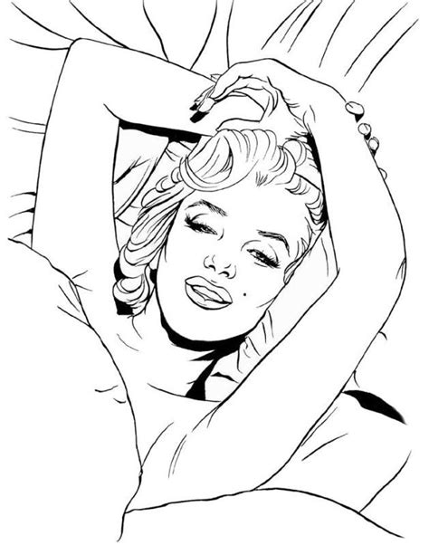 Select from 31983 printable coloring pages of cartoons animals nature bible and many more. Marilyn Coloriages - Album photos - Marilyn Monroe France