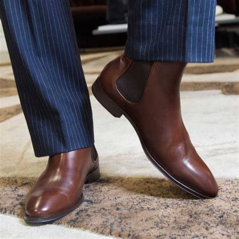 Be kind to your chelsea boots (a simple, illustrated guide). DARK BROWN LEATHER CHELSEA BOOTS FOR MEN CASSADY BROWN ...