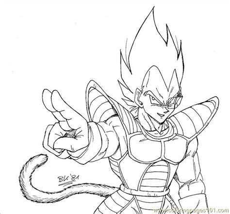 In the u.s., paper density is usually measured in pound per reams (of 500 sheets). Vegeta Lineart By Bk 81 Coloring Page for Kids - Free ...