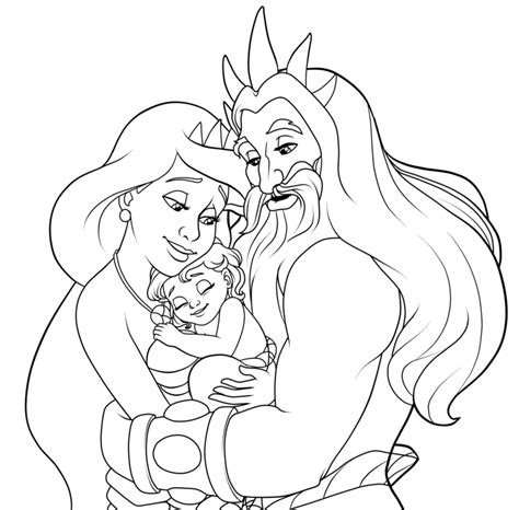 The little mermaid 2 coloring pages. The Littlest Mermaid - Lineart by madam-marla | Disney ...