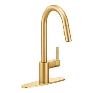 Shop for moen kitchen faucets in shop kitchen faucets by brand. Moen Align Kitchen Faucet - One-Handle Pulldown- Brushed ...