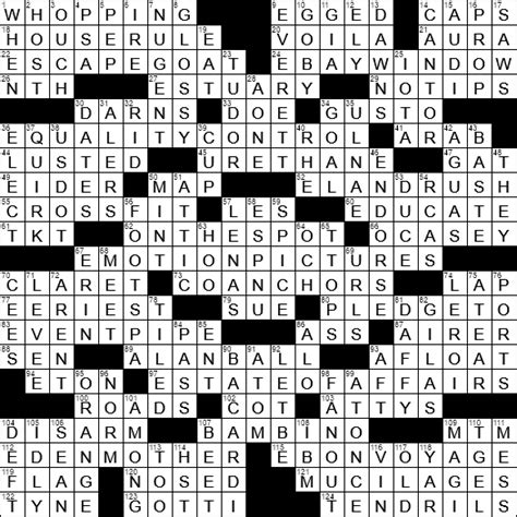 The la times crossword puzzle of november 5, 2008 was authored by jack mcinturff, and the answer to 58 across is stickwithit. free crossword puzzles can be found in the sunday newspaper and online at usa today, boat load puzzles, cnn, pogo, and the la times. LA Times Crossword Answers Sunday December 29th 2019 - LA ...