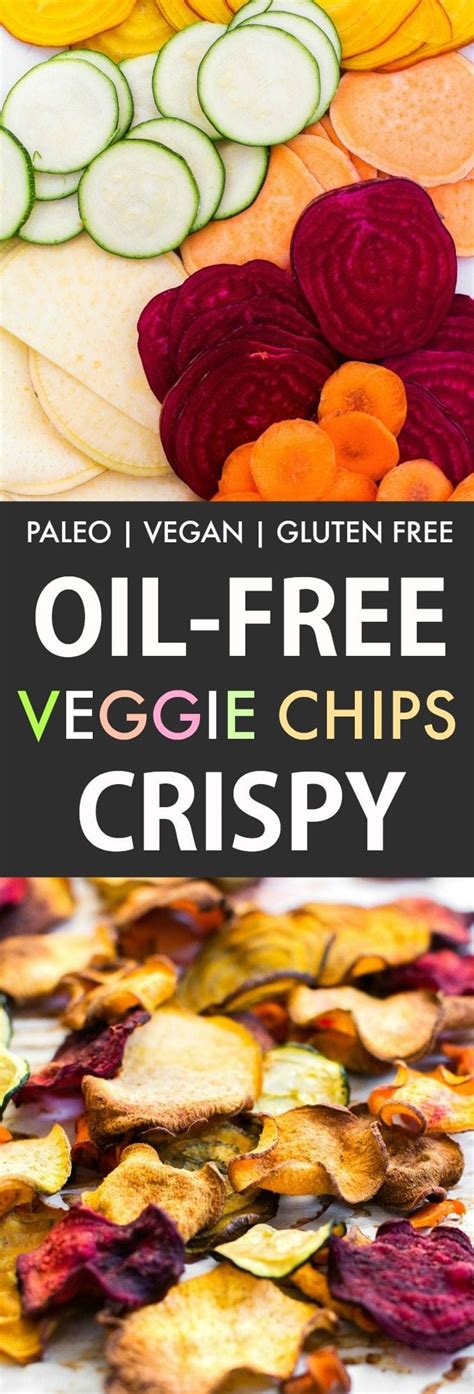 Cookies, pretzels, and chips included. Oil Free Baked Veggie Chips (Paleo, Vegan, Gluten Free)