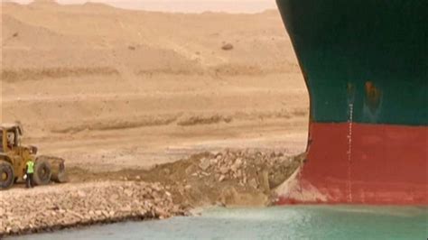 (suez canal authority via ap). Container ship grounded in Egypt's Suez Canal | localmemphis.com