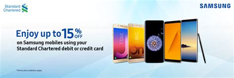 Choosing a credit card payment app for android shouldn't be a guessing game. Samsung Smartphones : Upto 15% Off with Standard Chartered ...