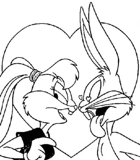 Bugs bunny face coloring pages. Lola Bunny Coloring Page - Coloring Home