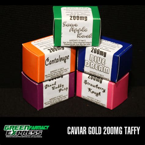 Excellent condition, professionally cleaned and polished. Caviar Gold 200mg Taffy | California Marijuana Delivery ...