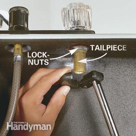 And because this is a single handled unit, i'm using the trim ring to cover. How to Replace a Kitchen Faucet | Kitchen faucet, Faucet ...