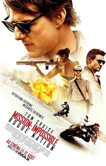 Ethan and his team take on their most impossible mission yet when they have to eradicate an international rogue organization as highly skilled as they are and committed to destroying the imf. Télécharger Mission: Impossible - Rogue Nation FRENCH ...