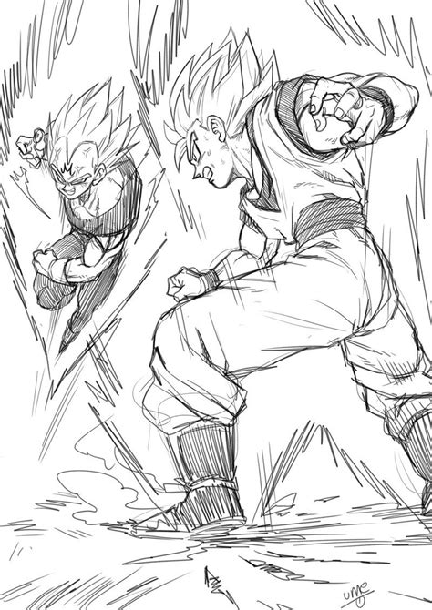 Vegeta, and broly on pinterest. songoku vs vegeta by oume12 | Anime dragon ball, Dragon ...