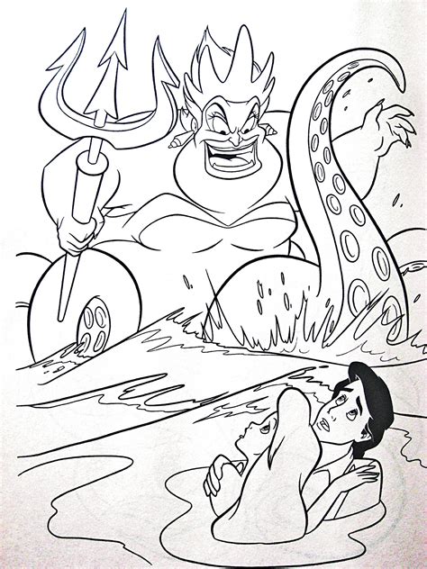 Walt disney prince eric vanessa disney princess coloring page. Ursula Little Mermaid Coloring Pages - Coloring Home