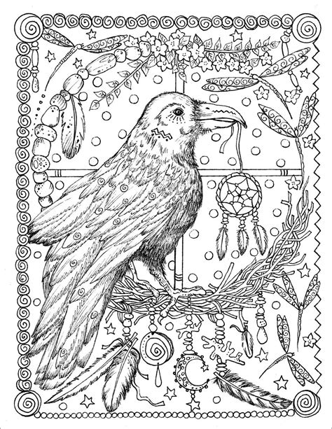 Bird coloring pages printable coloring pages for kids printable coloring pages are fun and can help children develop important skills. Raven Coloring Pages - ColoringBay