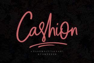 With over 130,000 fonts available to license for any project, myfonts is the largest font marketplace around. Cashion (Font) by Emtheen Std | Handwritten fonts ...