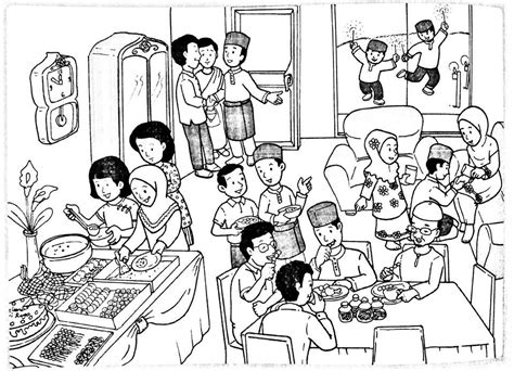 Dua orang budak lelaki membaca buku di bawah pokok yang rendang. 9 Desain Terbaru Lima Ayat Suasana Majlis Rumah Terbuka ...
