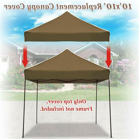 Eurmax new 10x10 pop up canopy replacement canopy top cover, instant ez canopy top cove… alibaba.com offers 1,647 ez up canopy 10 x 10 products. Brown 10x10' Ez POP UP Replacement Canopy Instant