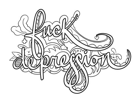 Collection of swear word coloring pages for personal use. Pin on Art - Coloring Book - Rated R+