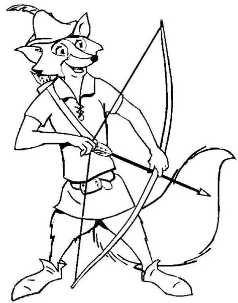 Our coloring pages are free and classified by theme, simply choose and print your drawing to color. Robin Hood (Animation Movies) - Printable coloring pages