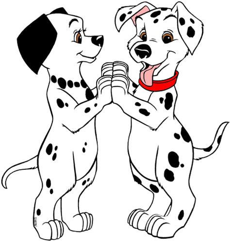 Check out our collection of 101 dalmatians coloring pages below. 101 Dalmatians Puppies Clip Art 7 | Disney Clip Art Galore