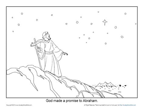 Resources on this page focus on the life of abraham. Abraham Coloring Page Printable - God Made a Promise to ...