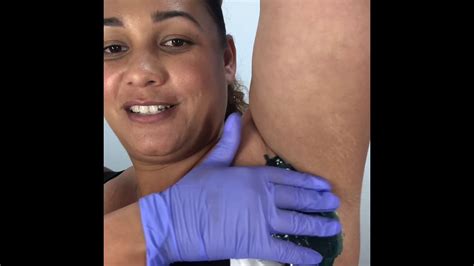 Maybe you would like to learn more about one of these? Waxing my own underarms - YouTube