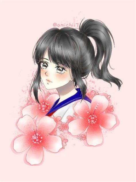 Cute ayano aishi fanart : Ayano Aishi from Yandere Simulator Fan Art by anichii7