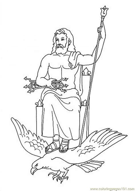 202 x 261 gif 7 кб. Zeus Coloring Page - Coloring Home