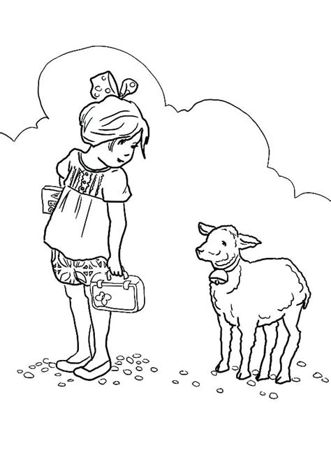 Free printable lamb coloring pages. Lion Lamb Coloring Page at GetColorings.com | Free ...