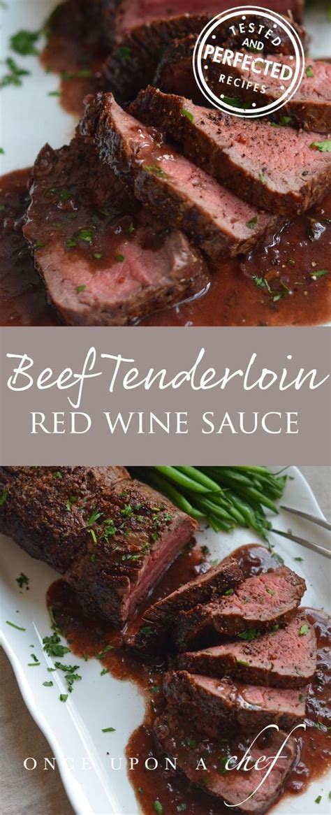 Pork tenderloin seared until golden then oven baked in an incredible honey garlic sauce until sticky on the outside and succulent on the inside! Roast Beef Tenderloin with Wine Sauce | Recipe | Beef recipes for dinner, Beef recipes, Beef ...