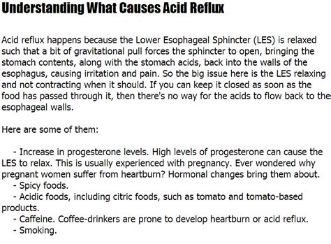 Some people develop more serious conditions over time. Acid Reflux Causes - Understanding What Causes Acid Reflux ...