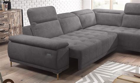 Zu dem sofa gehört ein hocker mit den. Kleines Ecksofa Mit Relaxfunktion / Ecksofa Klein ...