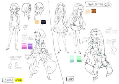 Here's a big post, about lyna and carissa's development. Team LoliRock — Lyna & Carissa's Developpment