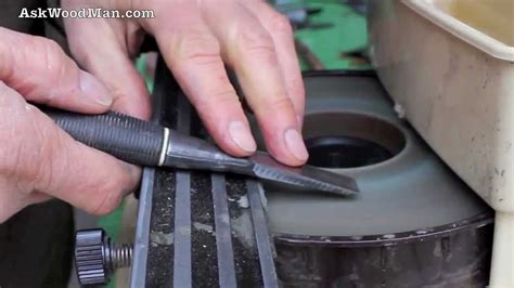 How to sharpen a katana blada? Grinding Wood Chisels Free Hand • Complete Sharpening ...