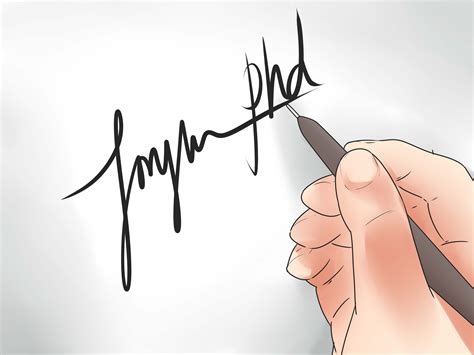 Comment avoir une belle signature: 11 étapes - wikiHow