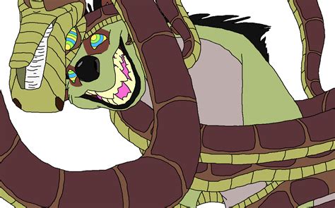 Poor shanti is held completely still by kaa's strong grip, but her eyes are still very kaa and giselle from enchanted by mikabesfamilnaya on deviantart. Kaa and Shenzi Animation Vers. 2 by BrainyxBat on DeviantArt