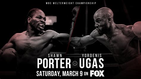 Ugas beat abel ramos for the vacant wba regular welterweight title in september before being elevated to wba super champion after pacquiao was stripped of the belt. Welterweight World Champion Shawn Porter defends his WBC ...