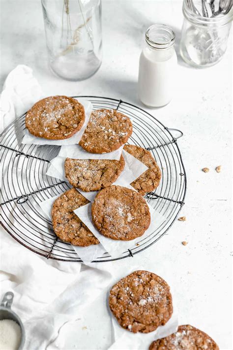 In a separate bowl cream together the remaining four ingredients and mix with dry mix. +Recipe For Oatmeal Cookies With Molassas / Chewy Raisin Molasses Cookies Recipe How To Make It ...