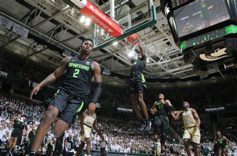 25, 2021 in east lansing, michigan. Michigan State basketball's 2020-21 squad among most ...