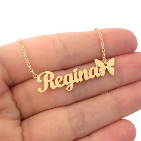 A necklace is an article of jewellery that is worn around the neck. Buy Best Personalized Name Necklace With Butterfly Design ...