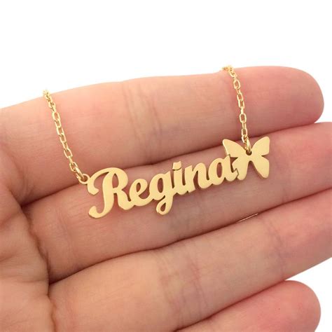 Pet service in apex, north carolina. Buy Best Personalized Name Necklace With Butterfly Design ...