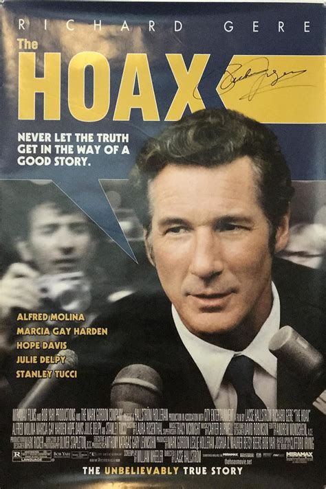 Make poster online without effort. Charitybuzz: The Hoax Movie Poster Signed by Richard Gere ...