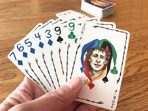 Each deck has three jokers and five suits: Five Crowns - A Terrific Card Game for Tweens and Teens - Grandma Ideas