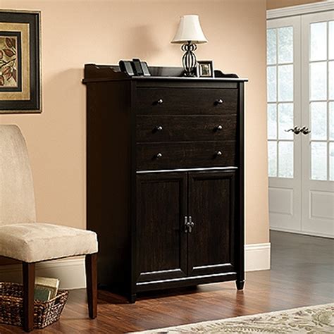 Enjoy comfortable computing and work from home or office with the warm shaker desk. Warm Black Shaker Secretary Desk