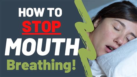 After about a year i was again aware of having a dry mouth, and realized i was breathing through the corners of my mouth through the untaped area. How to STOP Mouth Breathing Naturally | Dentist Explained ...