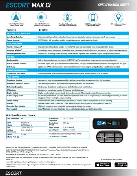 Stealth remote radar detector and laser jammer with front and rear protection. Escort MAX Ci (installed stealth radar) - NZ Radars