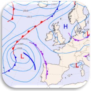 Ein tief mit kern über der nordsee steuerte im tagesverlauf eine störung über die schweiz hinweg. gleitschirmmeteo.ch