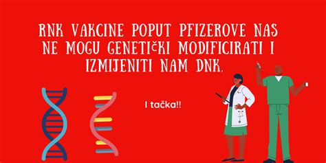 But there are a few key differences. RNK vakcine od Pfizer i Moderna ne mogu mijenjati našu DNK i genetički nas modificirati | Vakcine