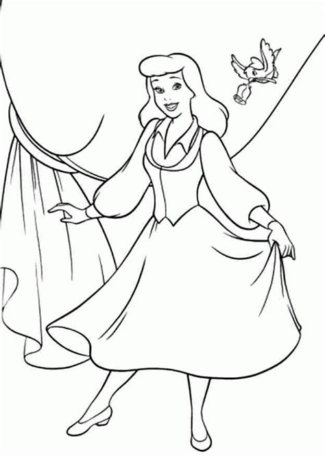 Find images of cinderella to print! Princess Coloring Pages For Girls - Coloring Home