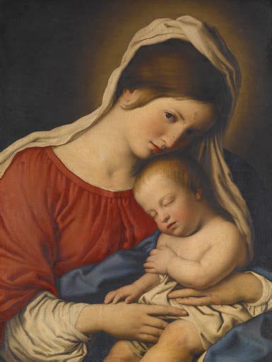 Counted cross stitch, fantasy cross stitch, holiday cross stitch patterns. Madonna and Child - Sassoferrato (Italian, 1609-1685 ...